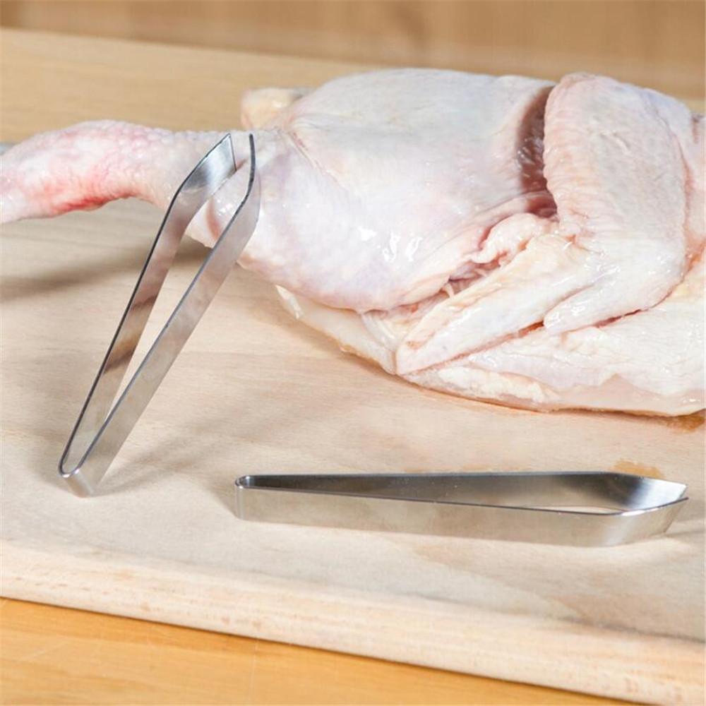Stainless Steel Fish Bone Tweezers Remover Pincer Puller Tongs Pick-Up Seafood Tool Kitchen Tweezer Chicken Meat Hair Removal