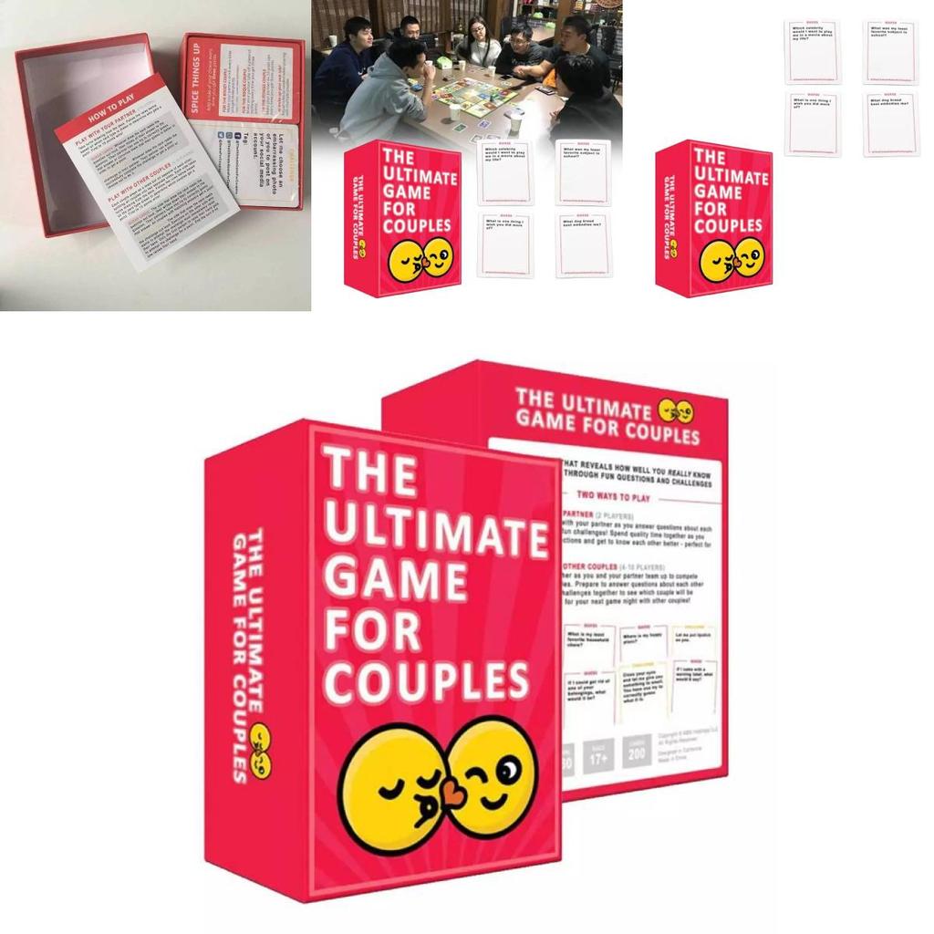 Das ultimative Spiel für Paare Unterhaltsames romantisches Date Night Kartenspiel für Bonding-Aktivitäten