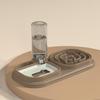 Pet Double Bowl Slow Feeder for Food & Water Feeding Chock Proof Dog Feeding Bowl Cats Water Food Feeder Treat Dishware