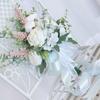 Romantic Wedding Bouquets Silk Bride Bridesmaids Hand Holding Flower Artificial Flower for Wedding Home Decorations