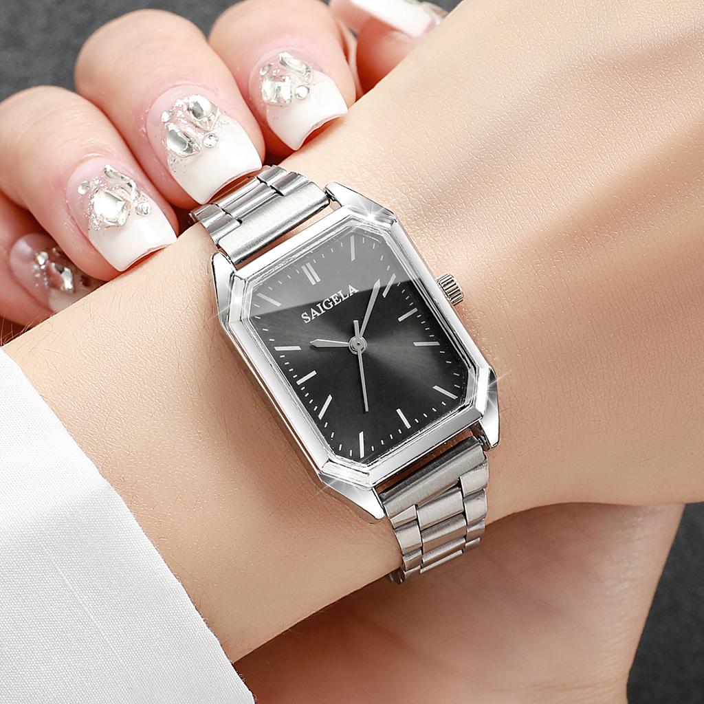 2pcs/set Women's Business Watch New Small Fragrant Style Women's Luxury Simple Dial Quartz Watch Combination Set Box Not Include
