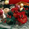 Flannelette Christmas Gift Bag with Small Bell Christmas Cloth Bag Creative Christmas
