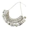Les Trésors De Lily [N5060] - Silver 'Kilimanjaro' Designer Necklace