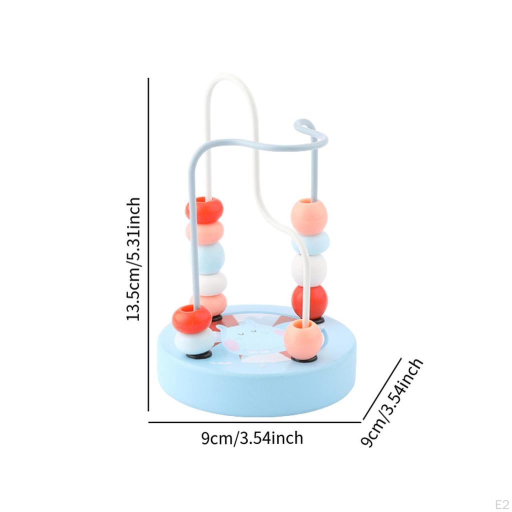 Bead Maze Game Motor Development Activity Circle Toy for Kids