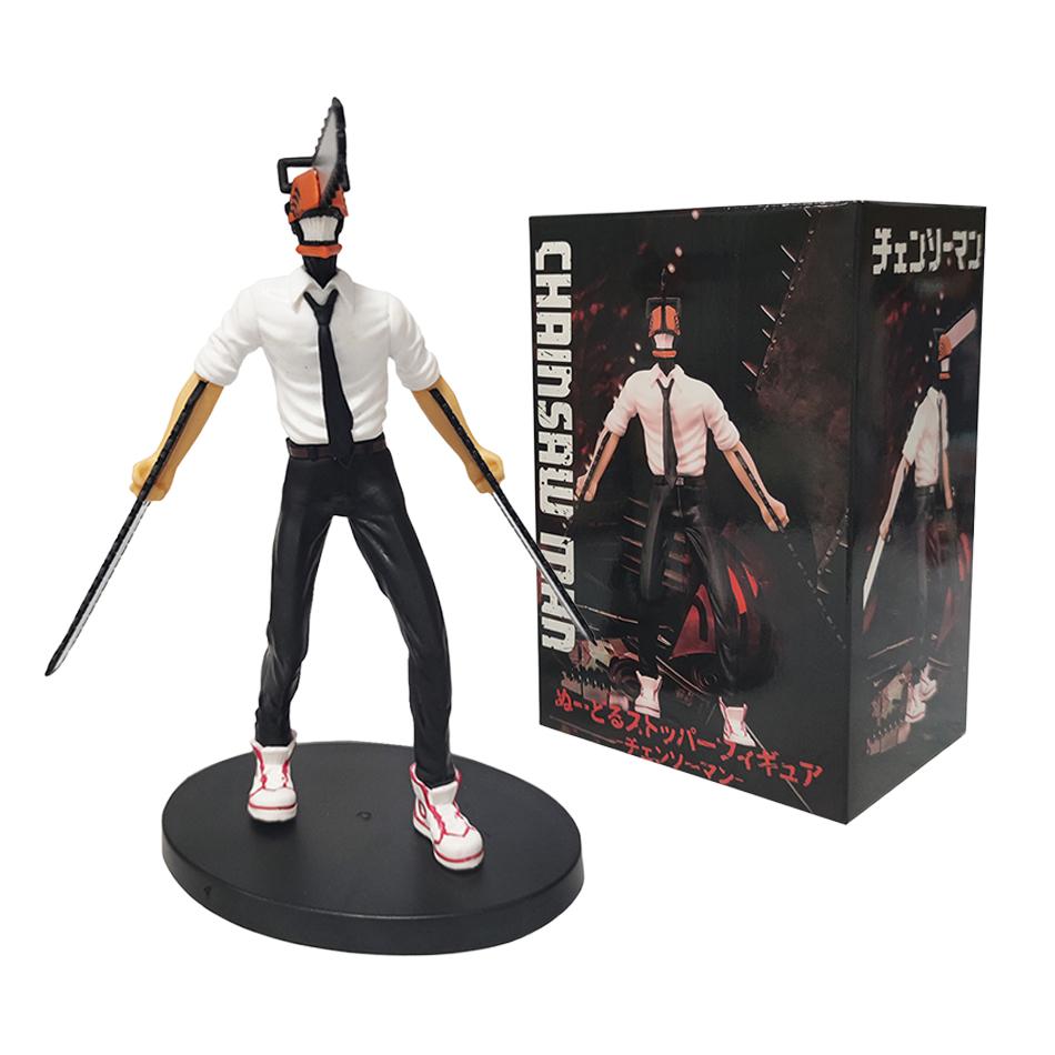 18cm Chainsaw Man Anime Figure Boutique Action Figure Pvc Boxed Set Anime Collectibles Adult Collection Model Doll Toys Gift
