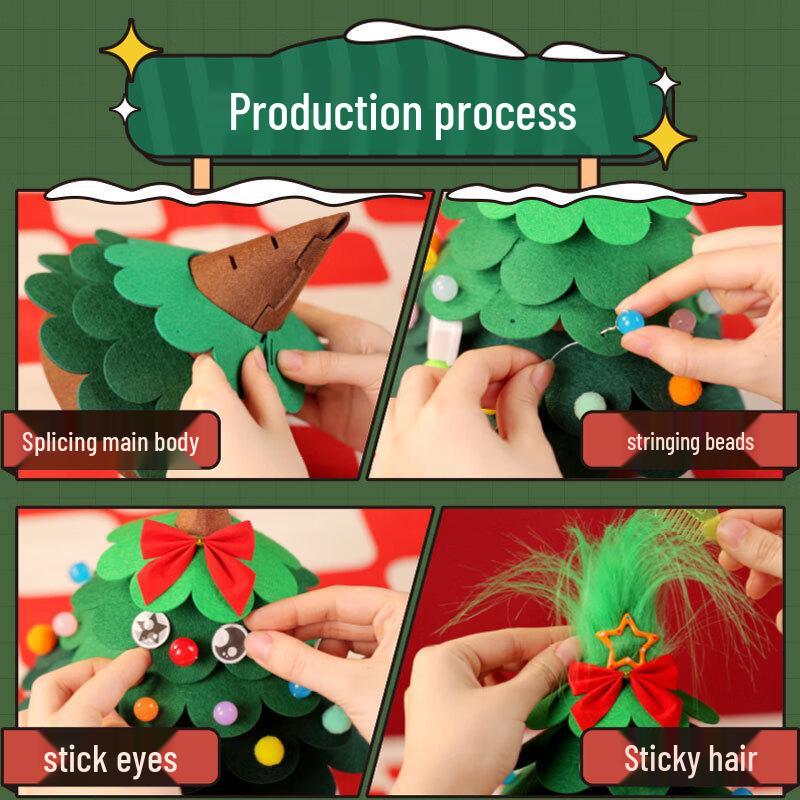Kit de Manualidades de Árbol de Navidad Luminoso DIY