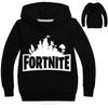 Kids Sleeve Long Hoodie Coat Boys Girls Game Fortnite Printed Sweater Hooded