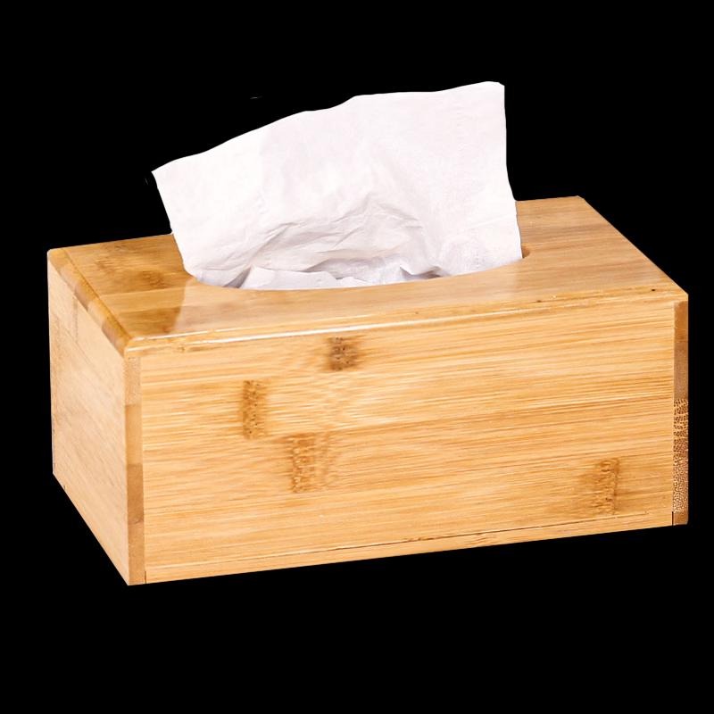 Jingzhifeng Bamboo Wood Tissue Box