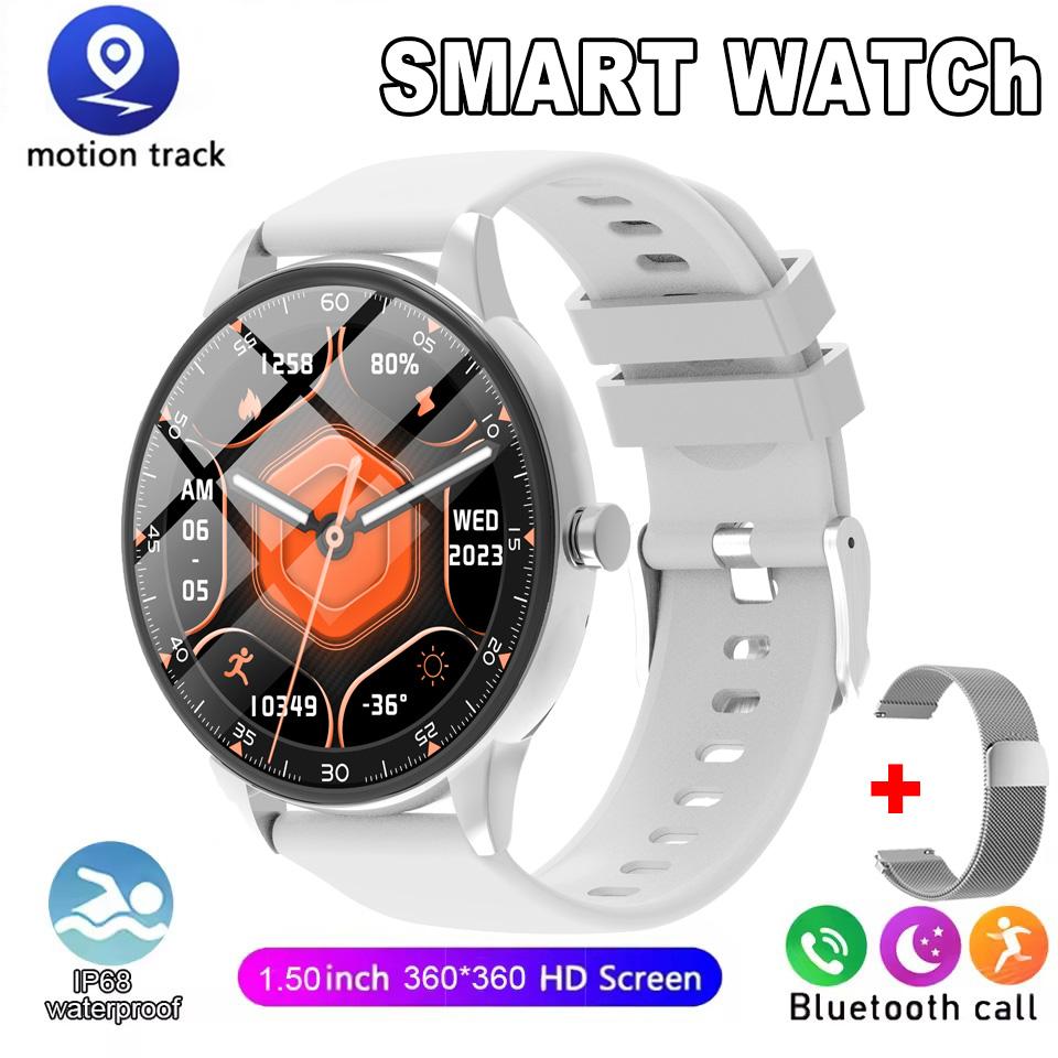 Smartwatch 1,50-Zoll HD-Bildschirm Bluetooth-Anruf Benachrichtigung IP68 Wasserdicht Multi-Sport-Modus Smartwatch Herren Damen