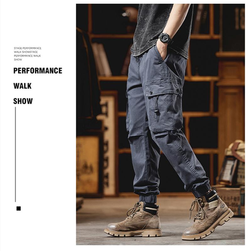JAYSCE Joggers Cargo Pants Men Casual Y2k MultiPocket Male Trousers Sweatpants Streetwear Casual Track Black Pants Men