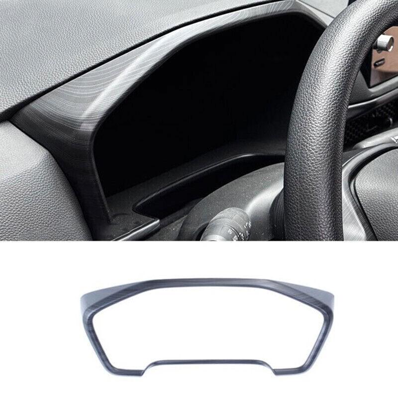 Center Console Dashboard Panel Cover For Honda CR-V 2023-2024 Black Wood Grain