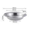 Stainless Steel Anti-Scald Thickened Bowl for Noodles, Rice, and Crawfish with Custom Logo.