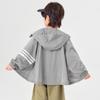 Kids' Striped Hooded Sun Protection Jacket