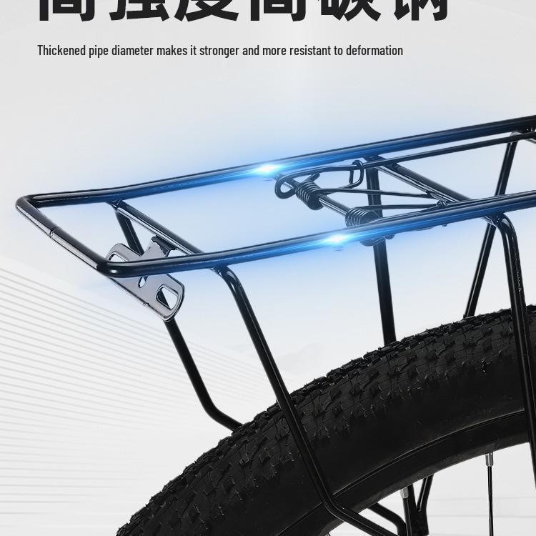 Multifunctional Rear Rack: Carrier for People, Clothes, Mountain Bikes, Children's Bicycles, Cargo, and Folding Bikes.