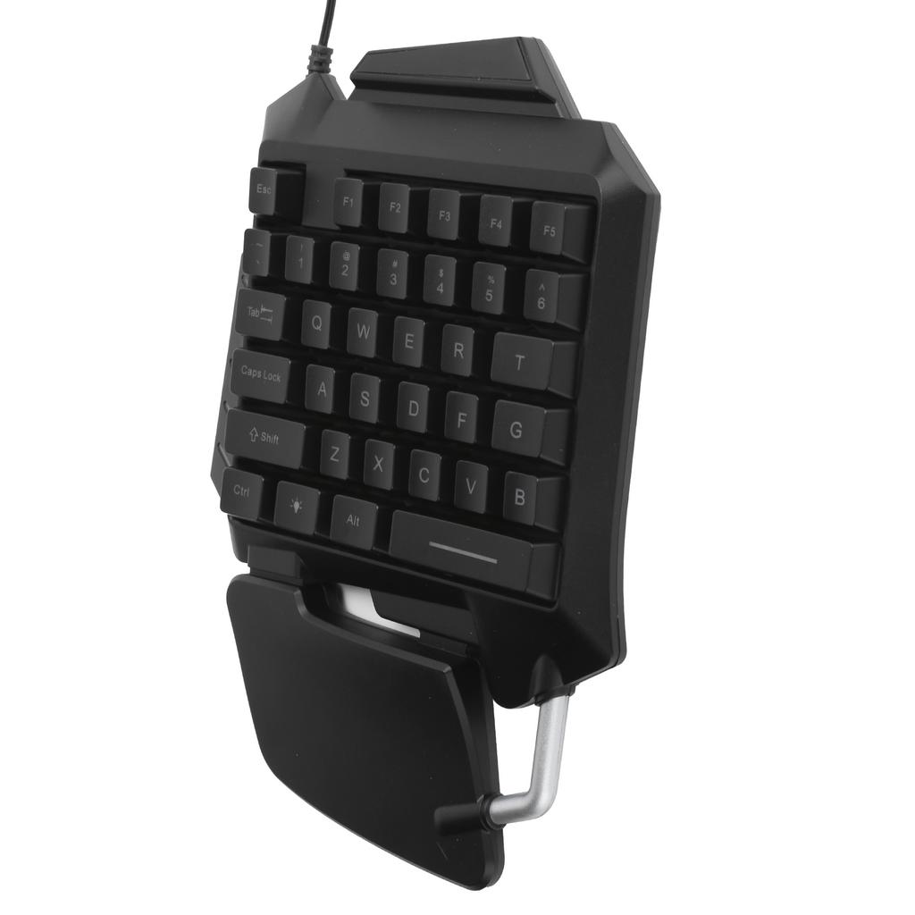OneHanded Keyboard 35 Key USB Wired Portable Mechanical Gaming Keypad with LED Backlight