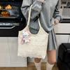 Niche Design Lace Shoulder Bag Women's New Large-capacity High-value Daily Commuter Tote Bag