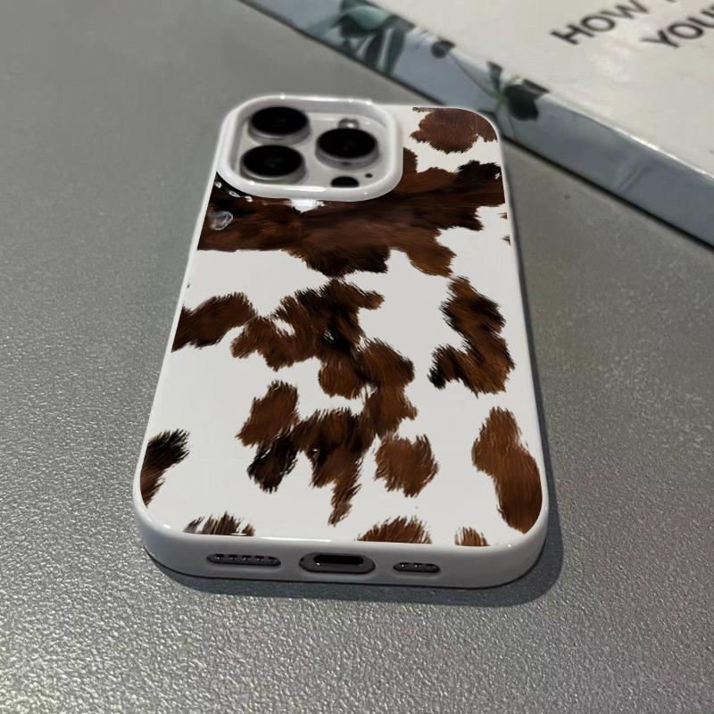 Creative Milk Cow Pattern Phone Case For iPhone 17 Pro Max 16 15 14 13 12 11 Pro Max 17 Air 16E 15 14 Plus Shockproof Soft Cover