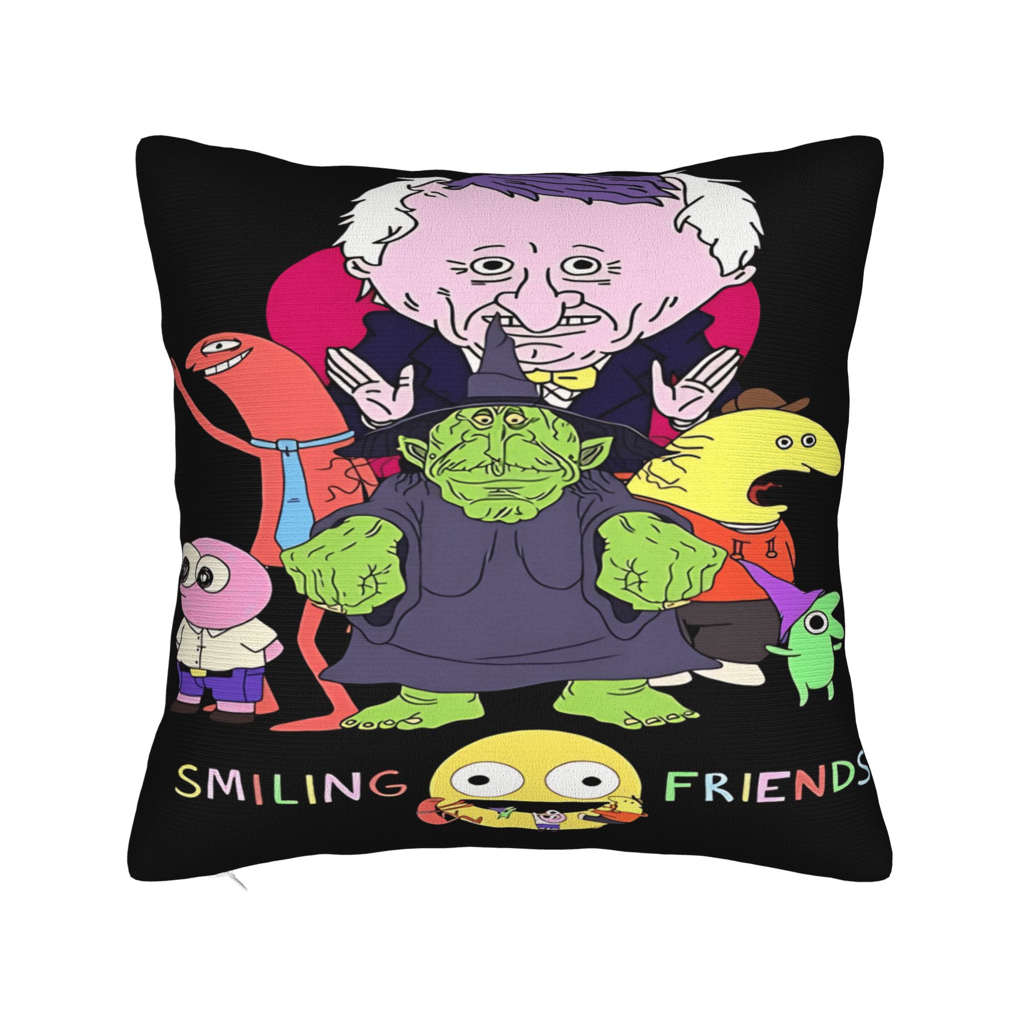 

Pillow Case Smiling Friends Soft Pillow Cover For Sofa Home Decor Fashion Pillowcases 30cmx30cm