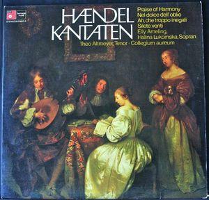 

LP Record GEORG FRIEDRICH HNDEL ELLY AMELIN Haendel Kantaten KHF21687 BASF 1973 Germany Classical Used