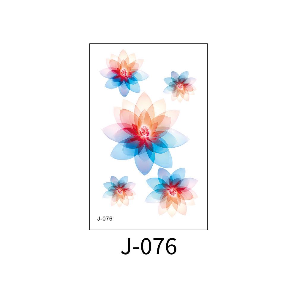 Aquarell Blumen Temporäre Tattoos: Wasserfest, Schweißfest, Langanhaltend für Fotografie, Handgelenke, Knöchel