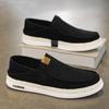 New Flat-soled Men's Shoes Linen Fisherman Shoes Low-top Foot-fitting Casual Men's Shoes Cloth Shoes