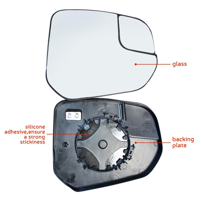 Seitlicher Rückspiegel Beheiztes Glas Tür Spiegel für Ford Transit 2014 2015 2016 2017 2018 2019 2020 2025 2025