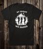 Retro Halloween T-Shirt 100% Baumwolle Gothic Hexe In der Nacht Tanzen Wir