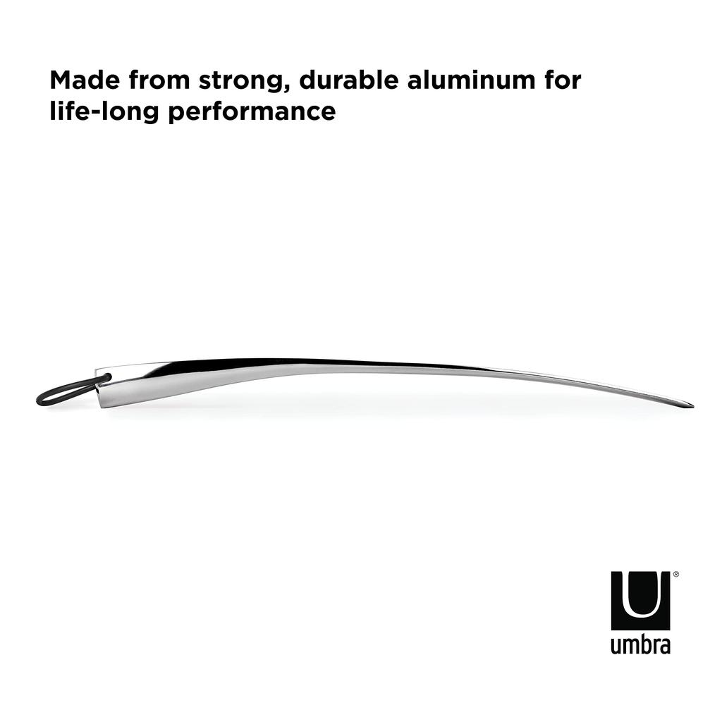 Umbra Matte 4 x 43 x 3 SHOEHORN 2377100008 Shoehorn, Aluminum, cm,