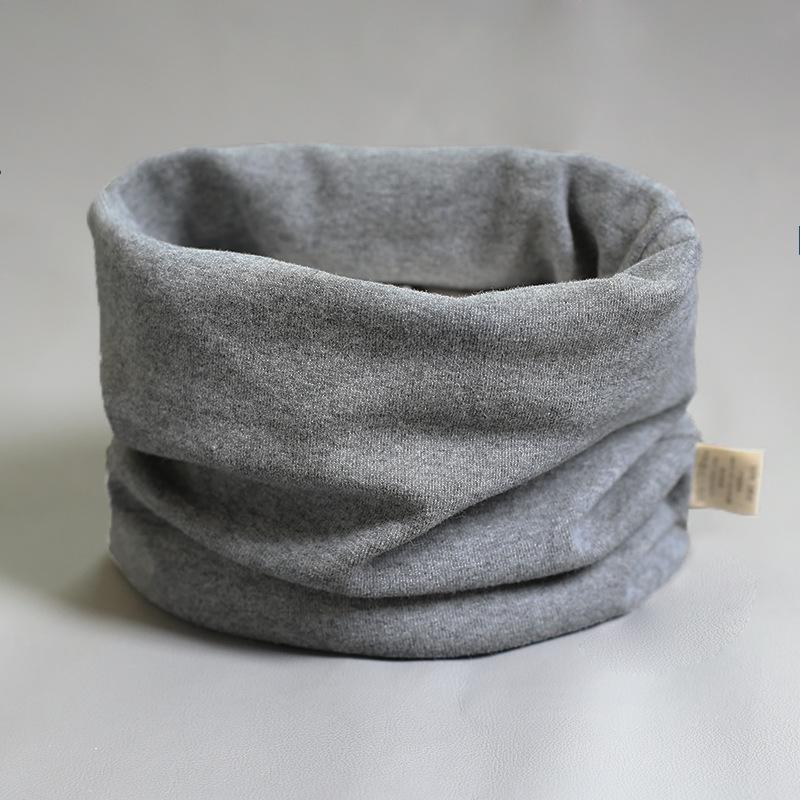 Class A Pure Cotton Baby Snood: Kids' Autumn/Winter Neck Warmer, Windproof Pullover Scarf for Boys & Girls.