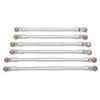 6 Pcs RC Car Metal Pull Rod Wear Resistant Metal Suspension Rod Link for Axial RBX10 1 10 RC Crawler