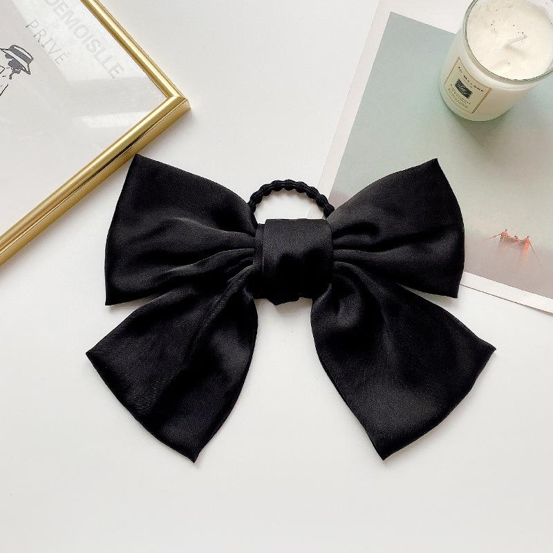 Large Bow Clip for Back of Head, Nature Style Hair Clip with Ribbon, Japanese INSPIRIED Side Clip, Fairy Hair Accessories for Women