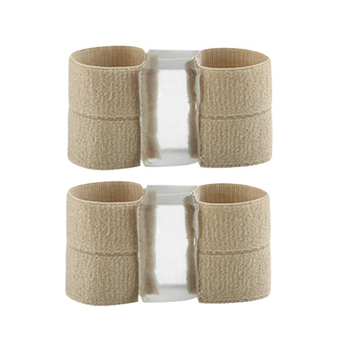 

2Pcs Double Hole Toe Separator Big Toe Bunion Hallux Valgus Corrector Orthosis Thumb Toe Straightener Pedicure Foot Care Tools