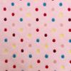 Polka Dot Double-Sided Flannel Fleece Fabric for Blankets, Pajamas, Cushions, Pet Beds