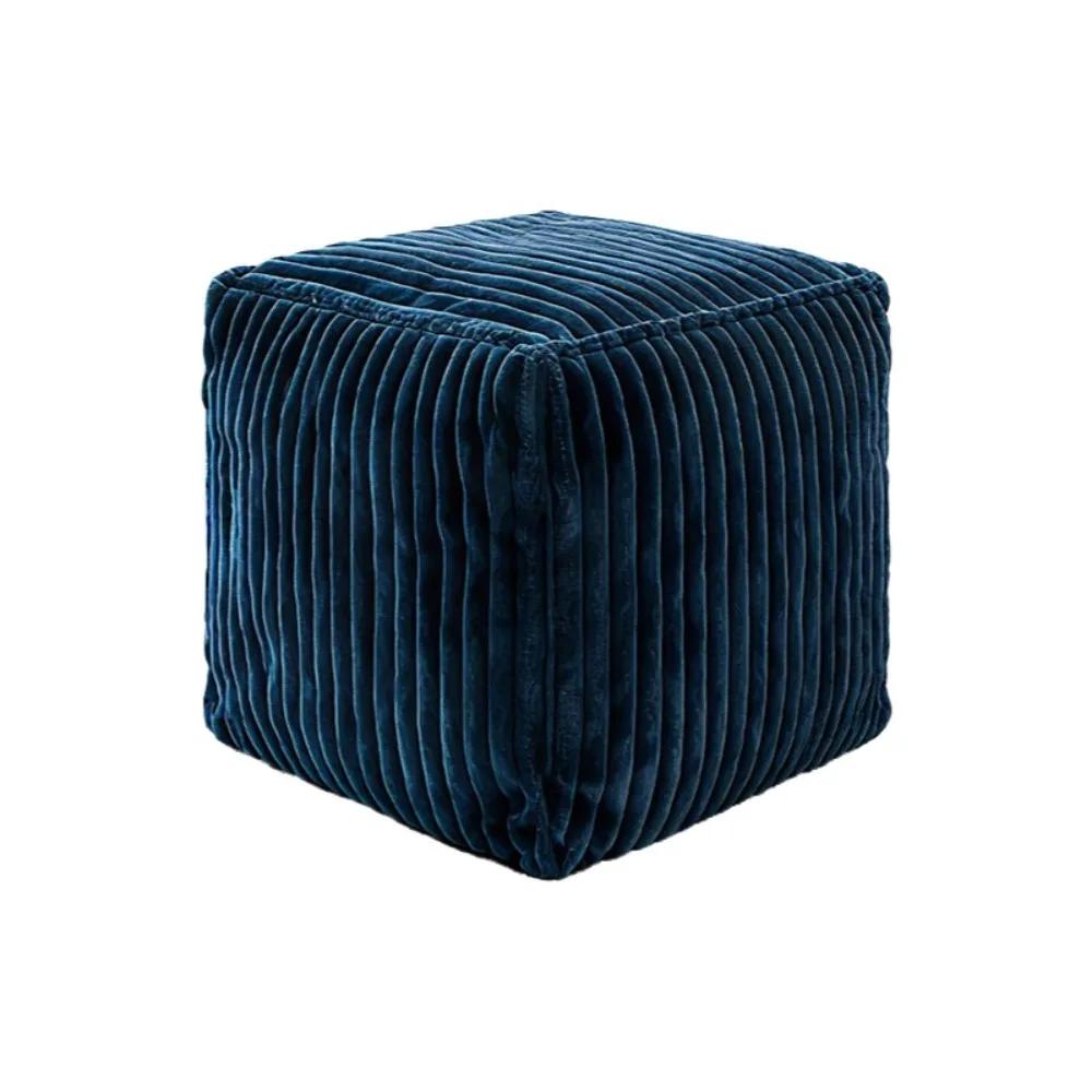 Sofa Cushion Flannel Clothing Storage Bag Soft with Handle Storage Bag Fluffy Foldable Lazy Sofa Bedroom