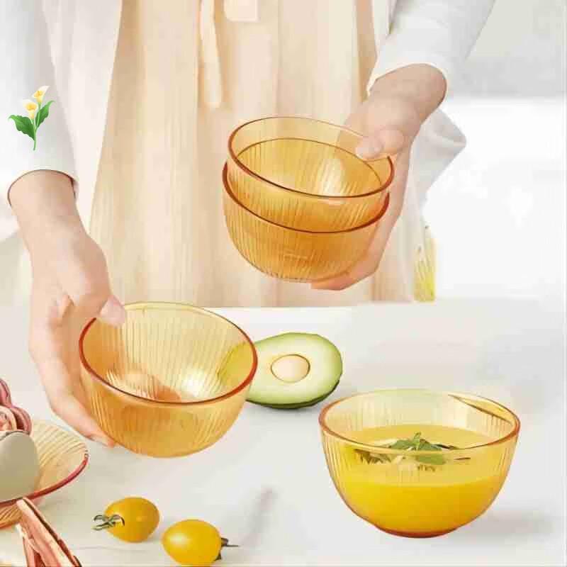 EKCO Corning Crystal Glass Dinnerware 4-Piece Set