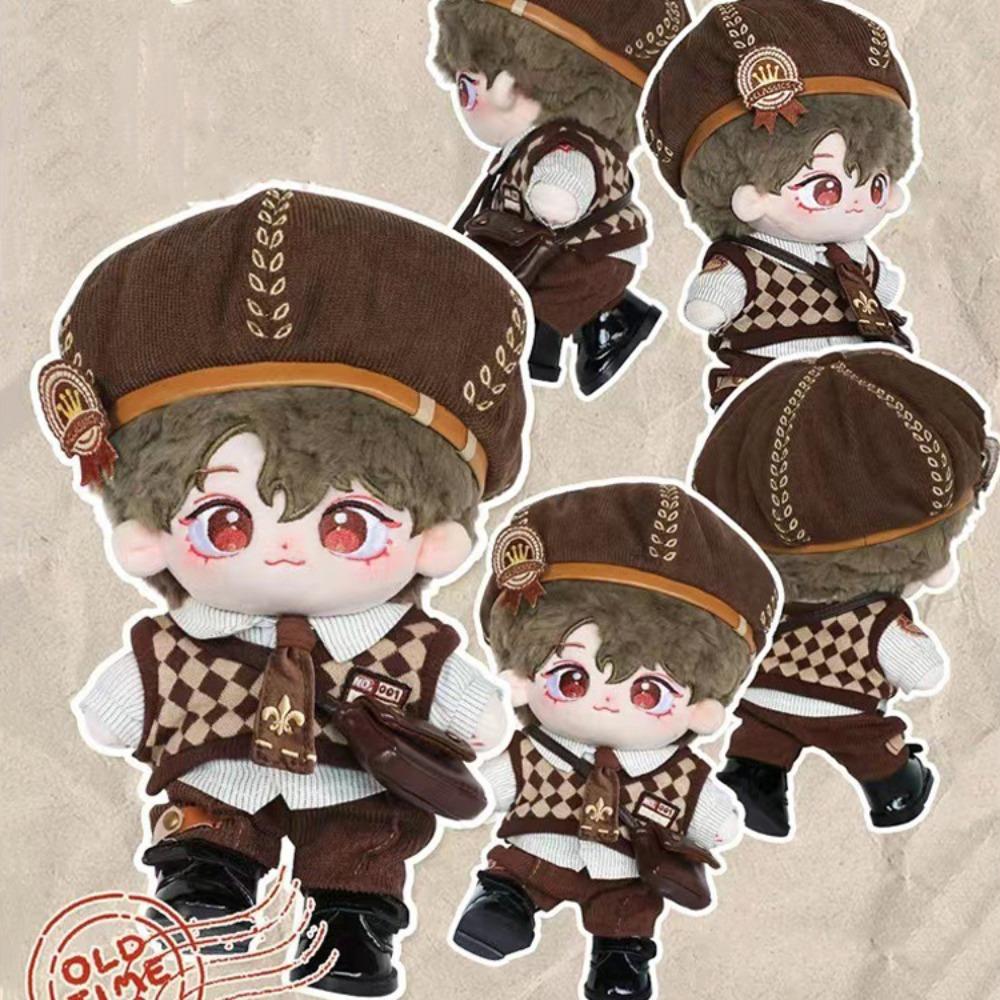 Postman Cotton Doll Clothes Uniform No Attribute Doll Clothes Plush Doll Clothes  20cm Cotton Doll