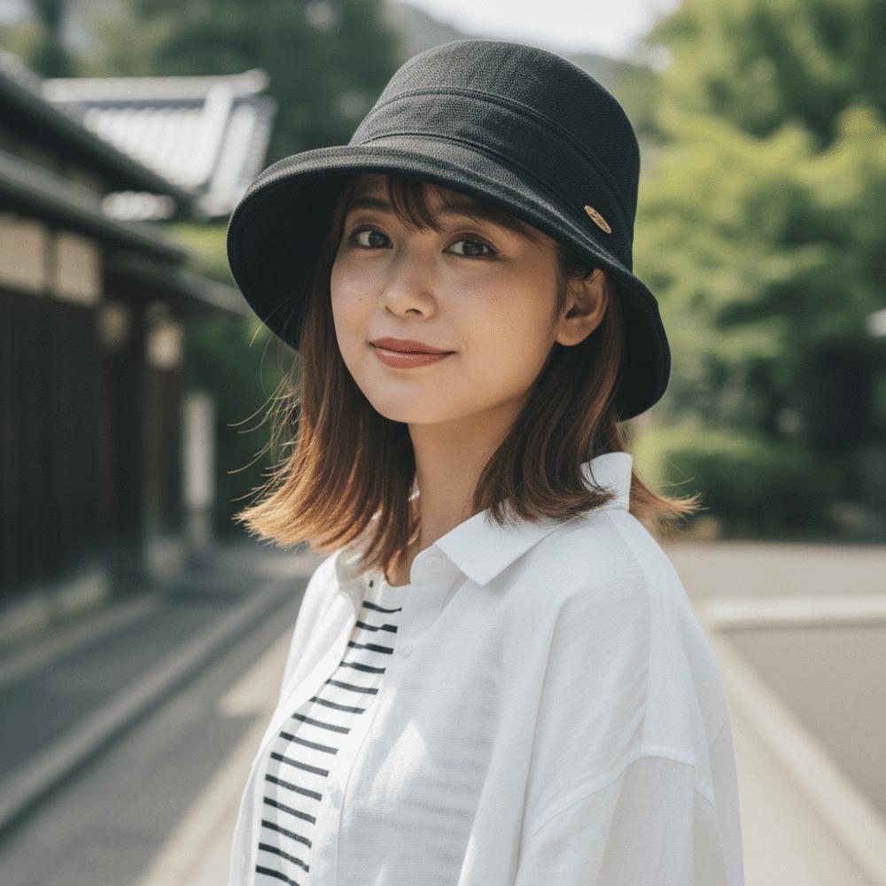 Wide Brim Women Fisherman Hat Rolled Edge Basin Hat Casual Bucket Hat Girl