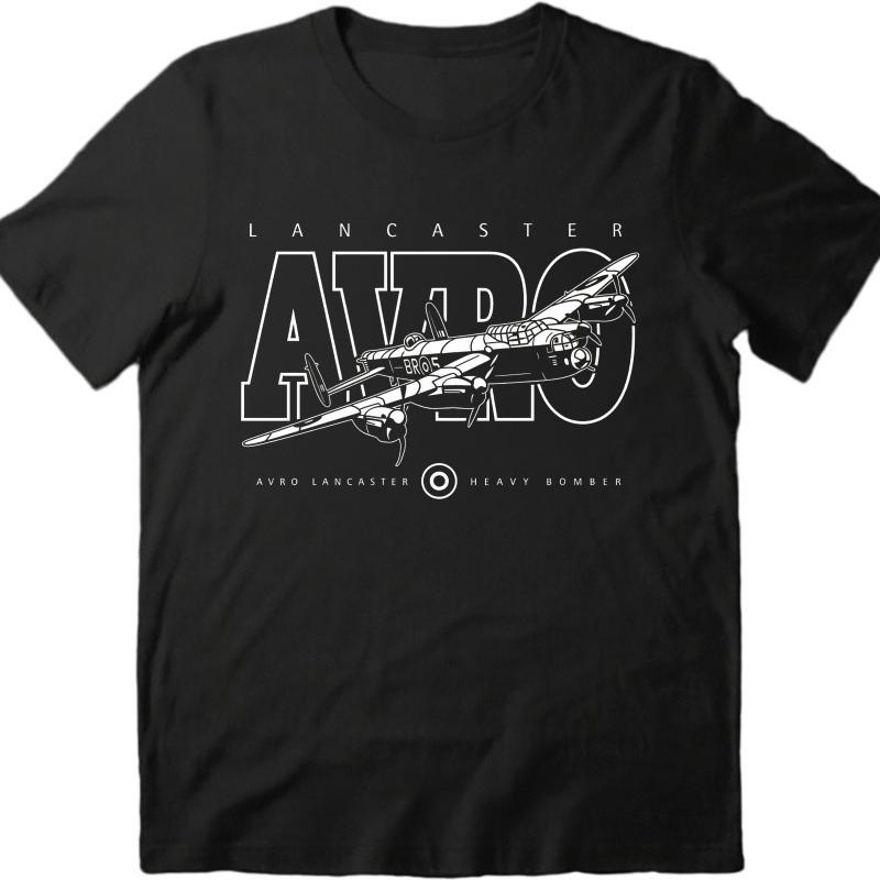 Casual Avro Lancaster Heavy Bomber Aircraft Design Everyday Tee Shirt  Summer New Unisexs Clothing Womens Clothing T Shirt S