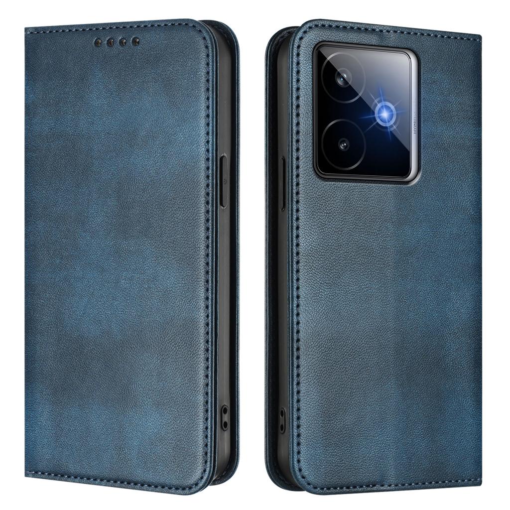 Dla Realme GT7 Pro Racing 5G Etui Portfelowe Tekstura Retro Blokowanie RFID Skórzany Pokrowiec na Telefon