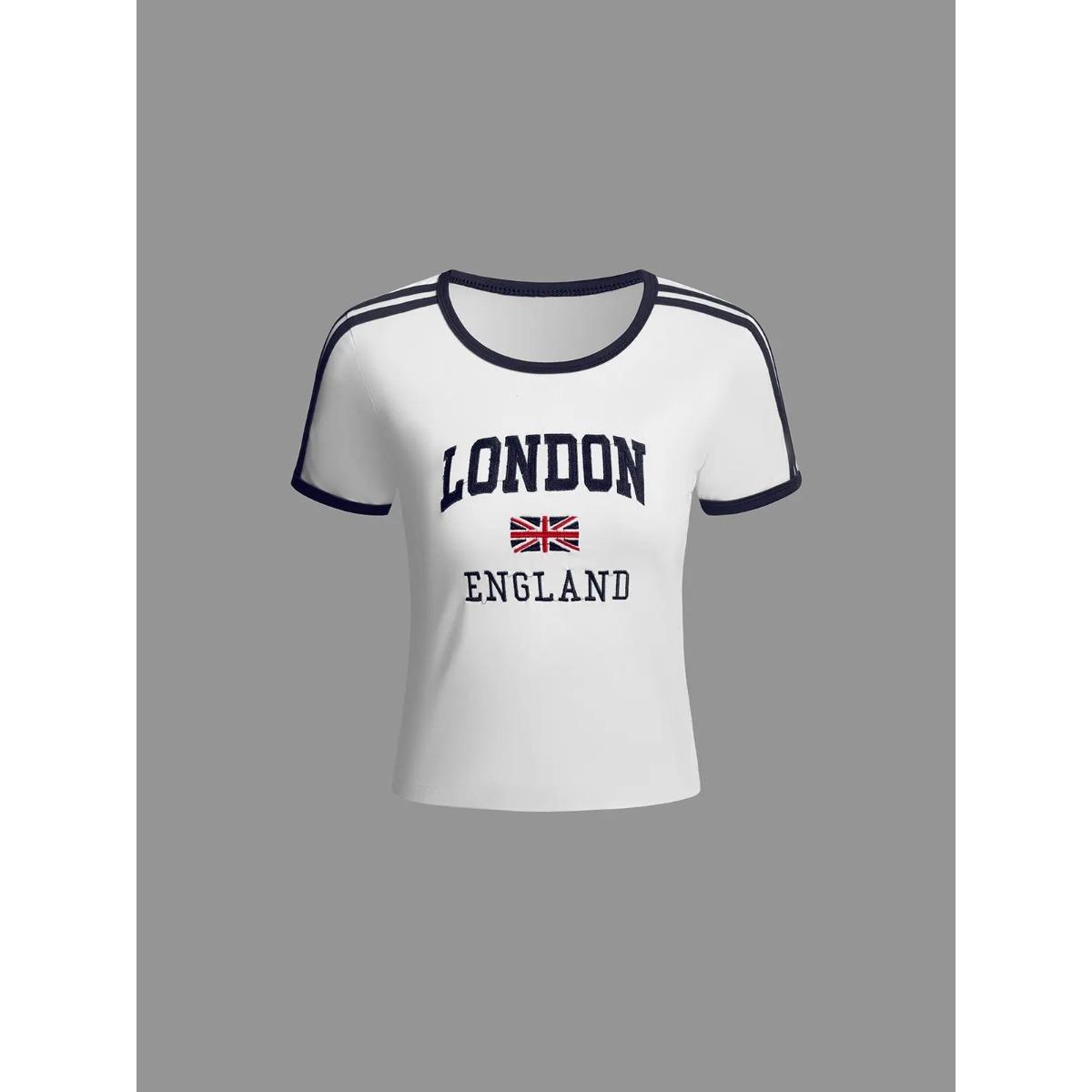 

TrendHub Літній Жіночий Зірки Графічний Принт Y2K Одяг Футболка Вуличний Стиль Кроп-топ Естетичний Готичний Харадзюку Футболка Тонка Футболка Вінтажний Емо L