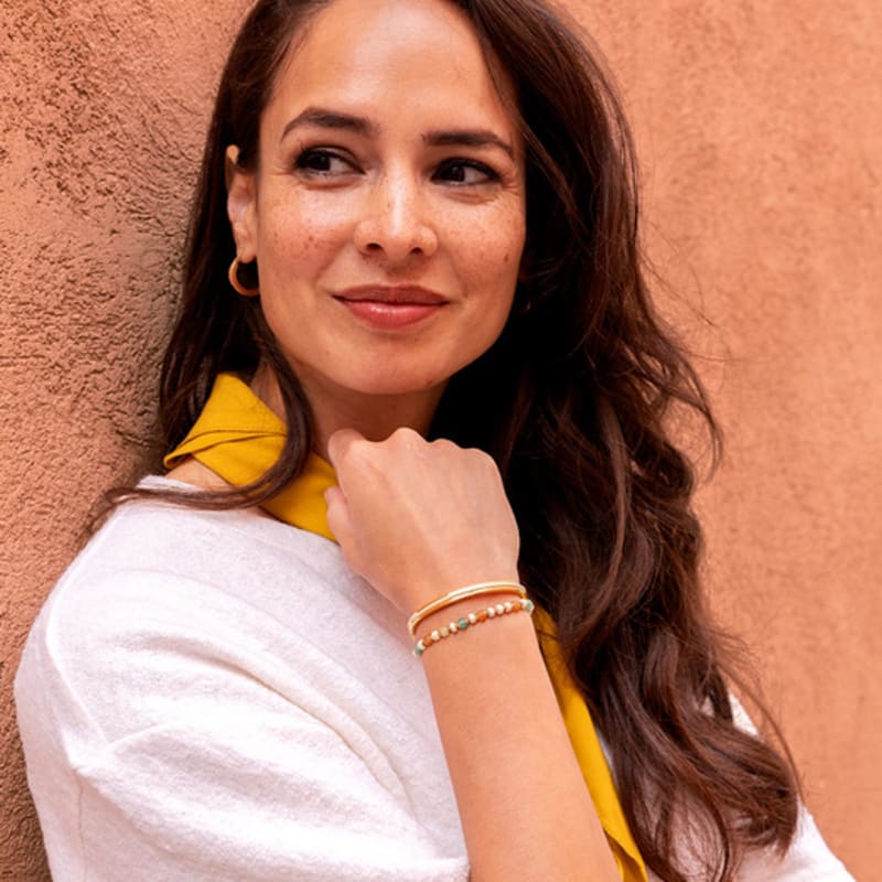 PIG & HEN (Women's) Maya Lu Bracelet - Black X Gold