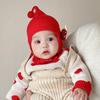 Baby Hat Knitted Christmas Hat Thermal Ear Protector Hat Male and Female Babies Small Month Age Hat Newborn Wool Hat