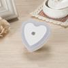 Light Sensor LED Heart Shaped US Plug-in Night Lamp for