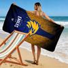 West Coast Eagles Print Beach Towel, Large Soft Quick Dry Towel for Beach Camping Swimming