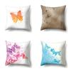 Polyester Pillowcase Butterfly Pattern Pillowcase Car Decoration Home Print Pillowcase Bedside Cushion Cover