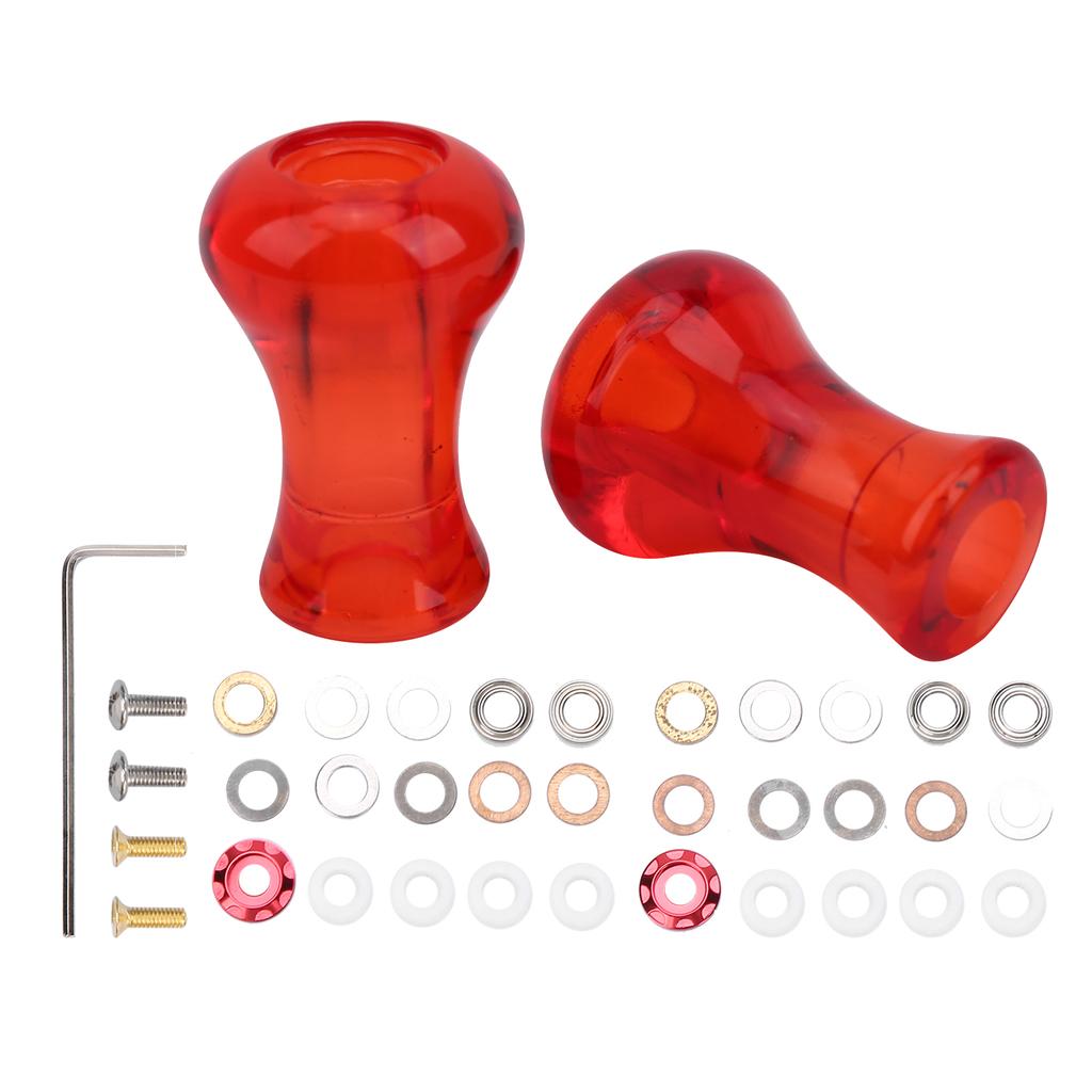 1Pair AMO Lure Fishing Reel Refit Handle Knob 27.5mm for Lowprofile Reel Spinning Reel