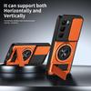 For Infinix Hot 60 Pro 4G Magnetic Case Ring Holder Foldable Kickstand TPU PC Phone Cover with Camera Lens Slider