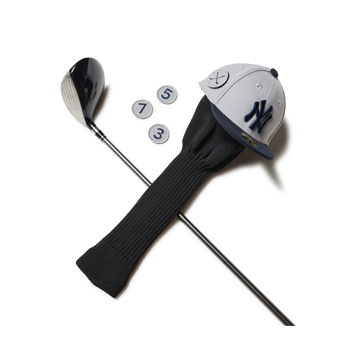 

New Era Golf Headcover for MLB Fairway NY One GF FW Neyyan Woods, Gray/Navy, Size, Cover, Gray/Navy