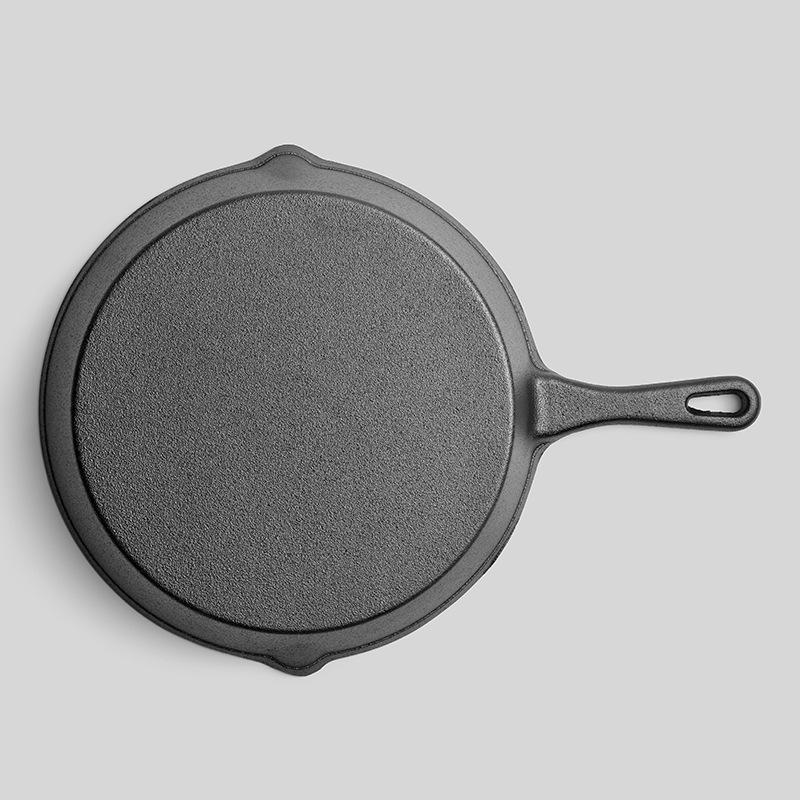 Unbeschichtete Mini-Bratpfanne aus Gusseisen – Antihaftbeschichtung, erhältlich in 14 cm, 16 cm, 20 cm, 26 cm