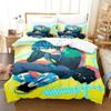 Anime DRAMAtical Murder Game Bedding Set Duvet Cover Bed Set Quilt Cover Pillowcase Comforter King Queen Size Boys Adult Bedding